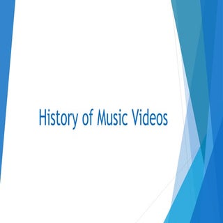 History of Music Videos