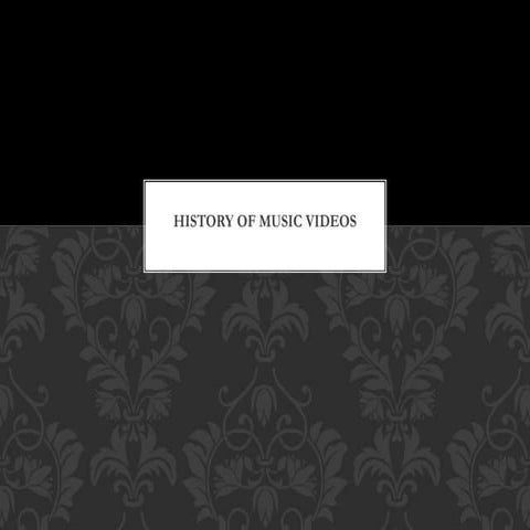 History of music videos