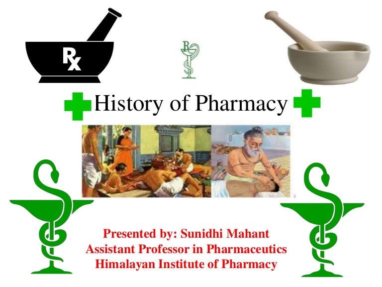 History Of Pharmacy