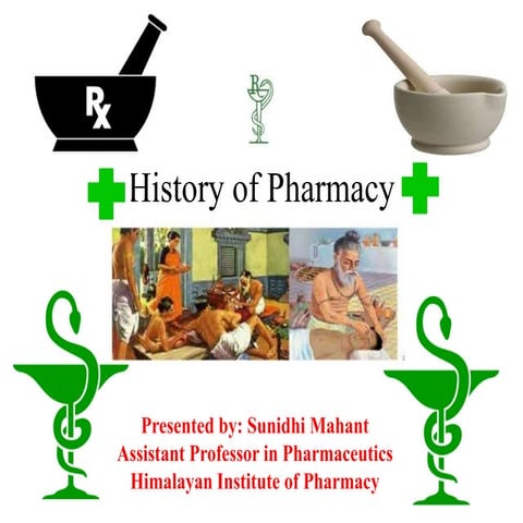 History of pharmacy