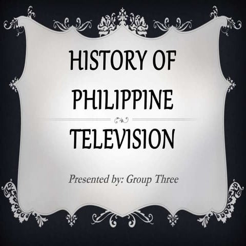 History of philippine television