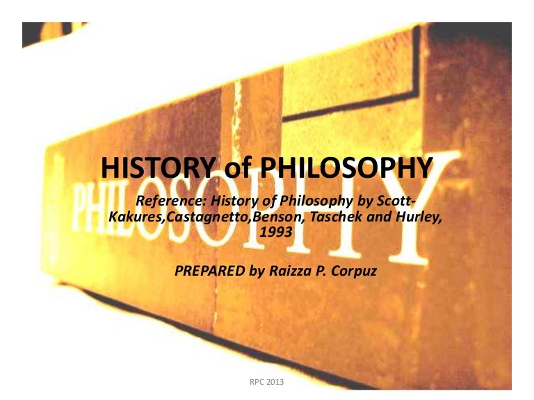 History of philosophy