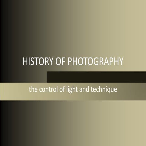 History of photography
