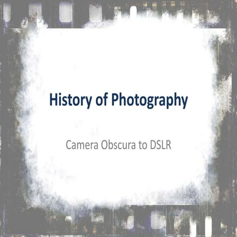 History of photography