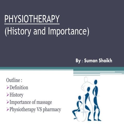 History of physiotherapy