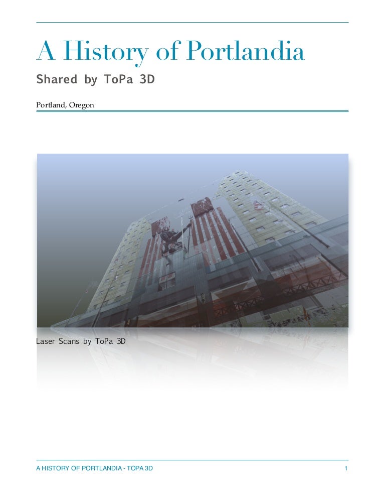 A History Of Portlandia