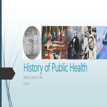History of Public Health 