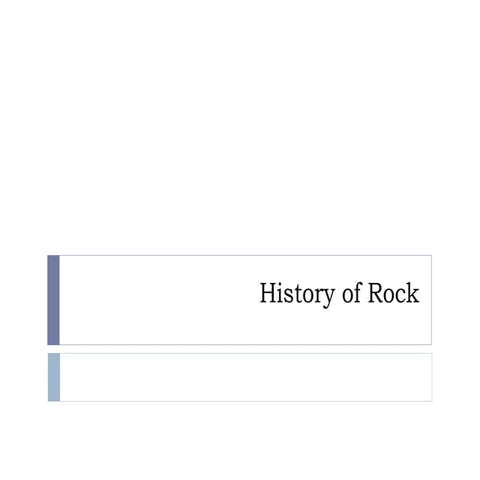 history of rock music powerpoint presentation