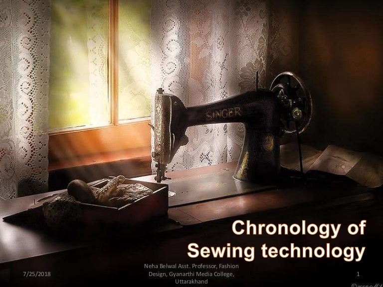 History of sewing machine