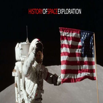 GEOGRAPHY YEAR 9: THE HISTORY OF SPACE EXPLORATION