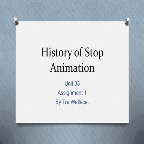 History of stop animation 2