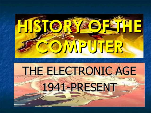 History of the computer electronic age