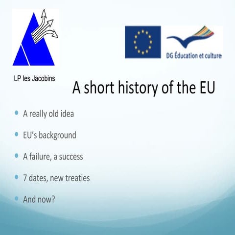 History of the European Union | PPT