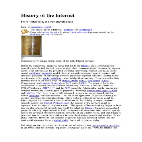 History of the Internet.doc