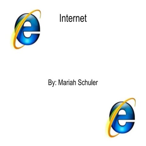 History of the internet presentation