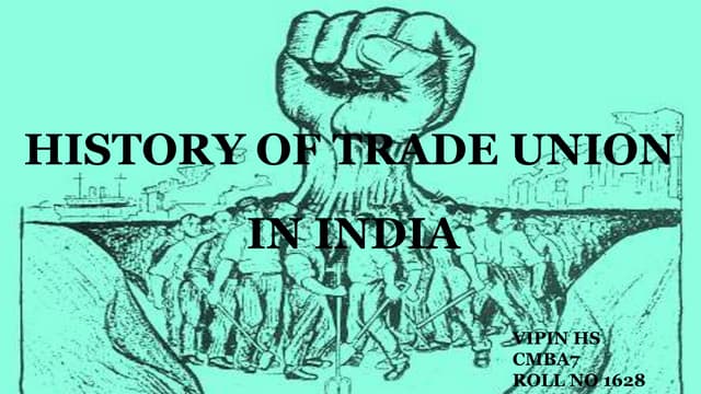 History of trade union