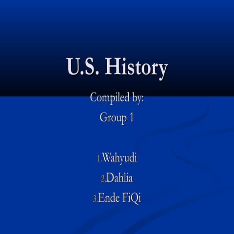 History of usa