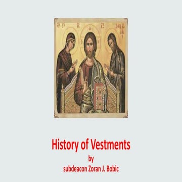 History of vestments | PPTX