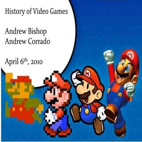 History Of Video Games