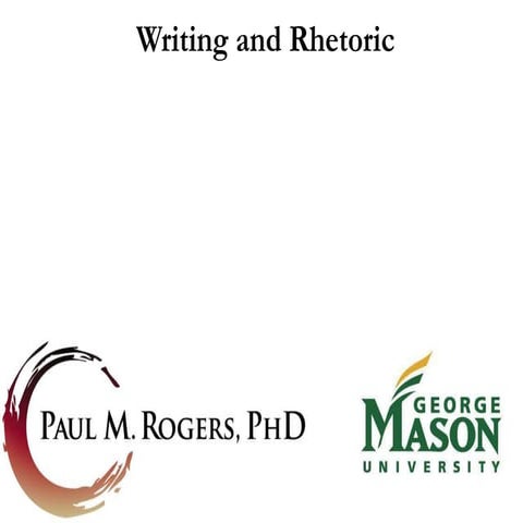 Introduction to Rhetoric and Writing for English Majors