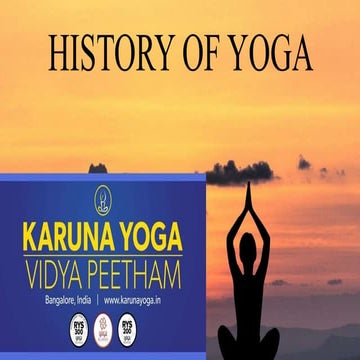 HISTORY OF YOGA