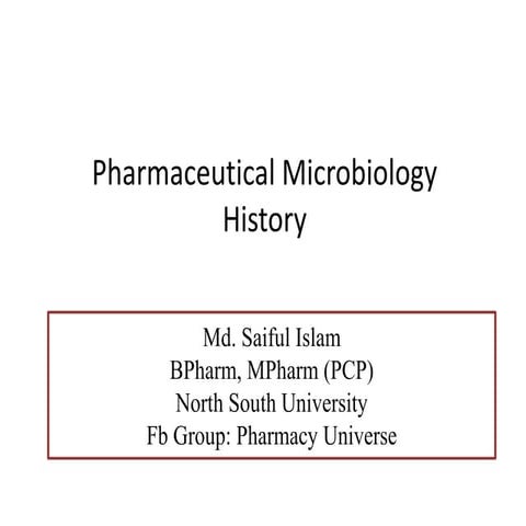 History of Bacteria