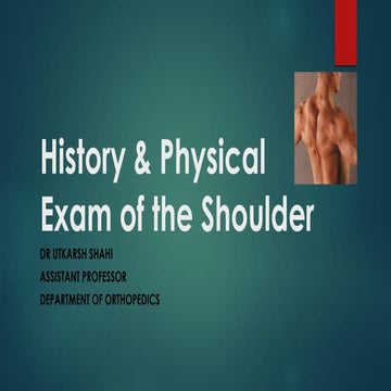 PS SESSION : EXAMINATION OF SHOULDER