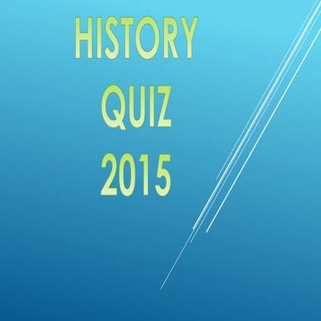 History quiz