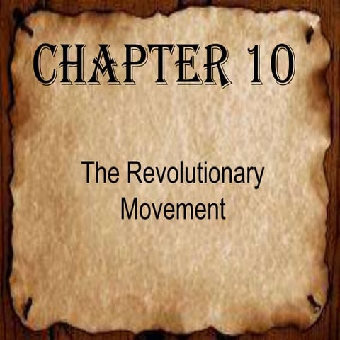 THE REVOLUTIONARY MOVEMENT (PROPAGANDA AND KATIPUNAN)
