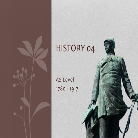 AS Level History - Causes of the First World War