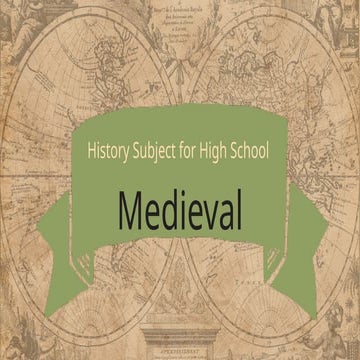 History Subject for High School Medieval Beige and Brown Vintage Educational Presentation .pptx
