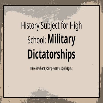 History Military Dictatorships by More Medina.pptx