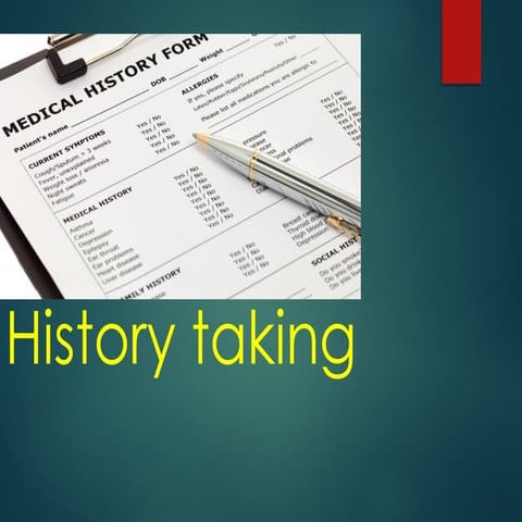 History Taking (Checklist) - Elsevier Health | PDF