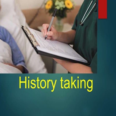 History taking | PPTX