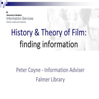 History & theory of film
