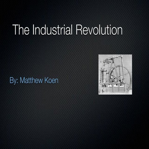 An introduction to industrialization | PPTX