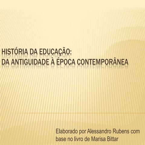 História da Educação