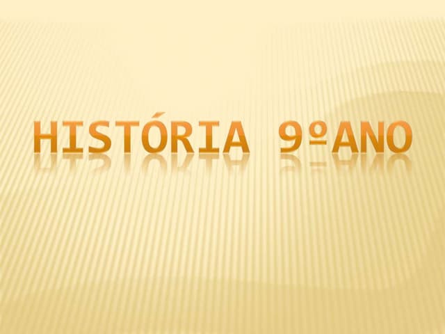 História 9ºano