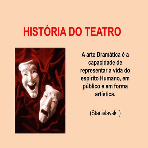 História do Teatro