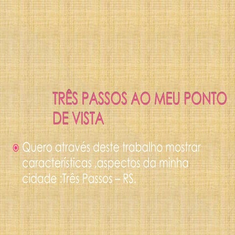 História e formação da cidade