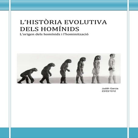 Història evolutiva dels homínids
