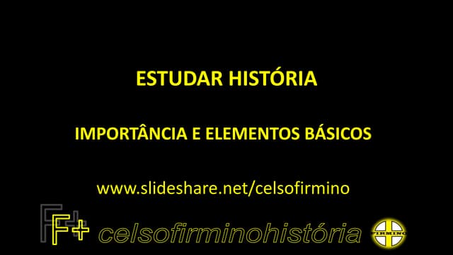 História introdução e fundamentos