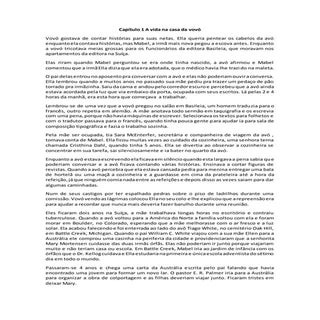 Histórias de minha avó