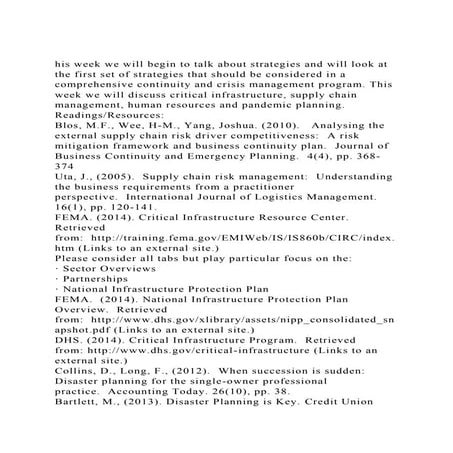 his week we will begin to talk about strategies and will look at t.docx