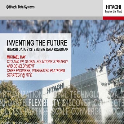 Hitachi Data Systems Big Data Roadmap