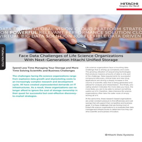 Face Data Challenges of Life Science Organizations With Next-Generation Hitac...
