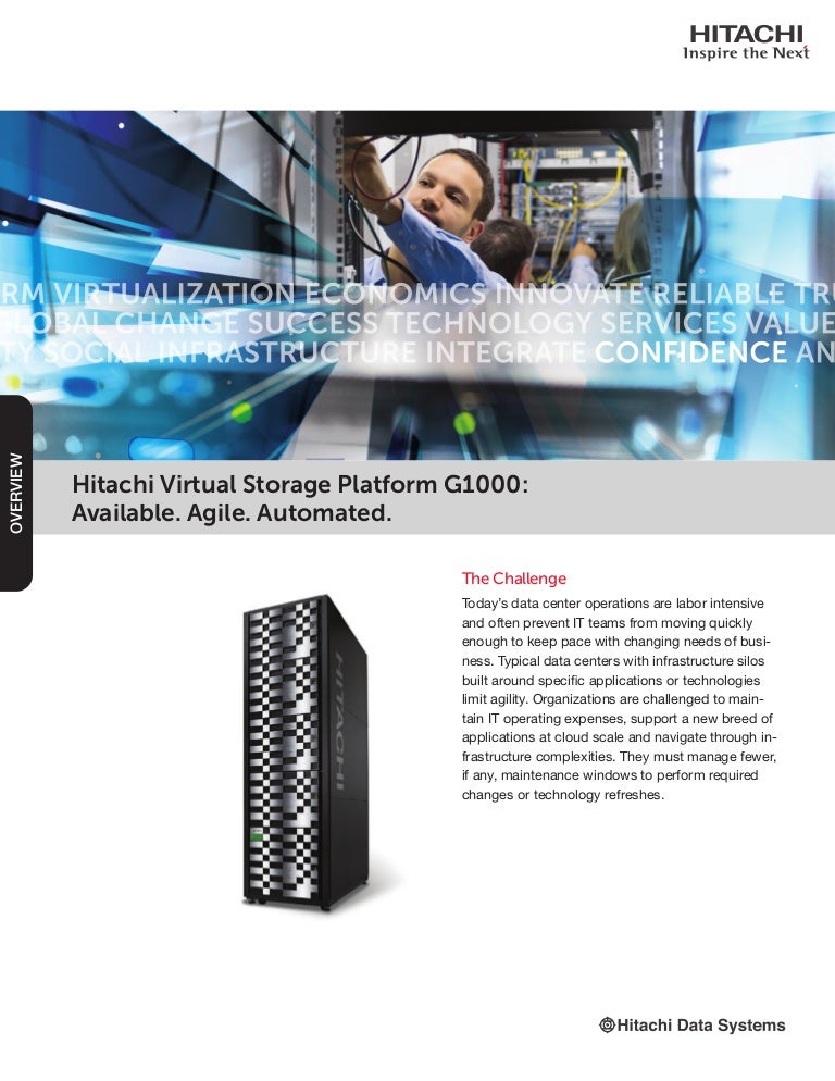 Hitachi Virtual Storage Platform G1000 Overview