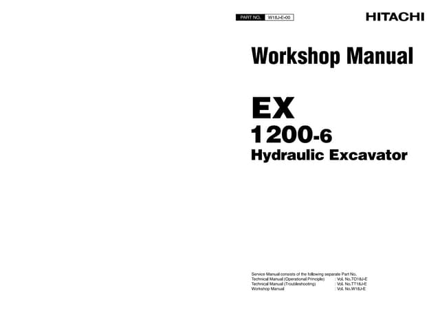 HITACHI ZAXIS ZX 160LC-3 EXCAVATOR Service Repair Manual | PDF