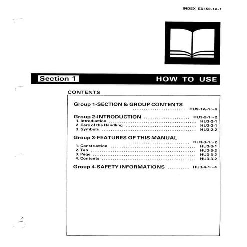 HITACHI EXCAVATOR SERVICE MANUAL PDF visual data 5