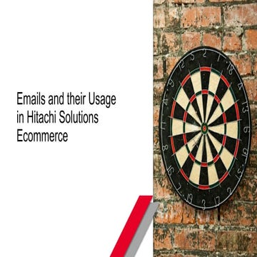 Emails in Hitachi Solutions Ecommerce